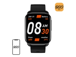 QCY GS Smartwatch para Android e iOS com monitoramento de atividades e condicionamento físico