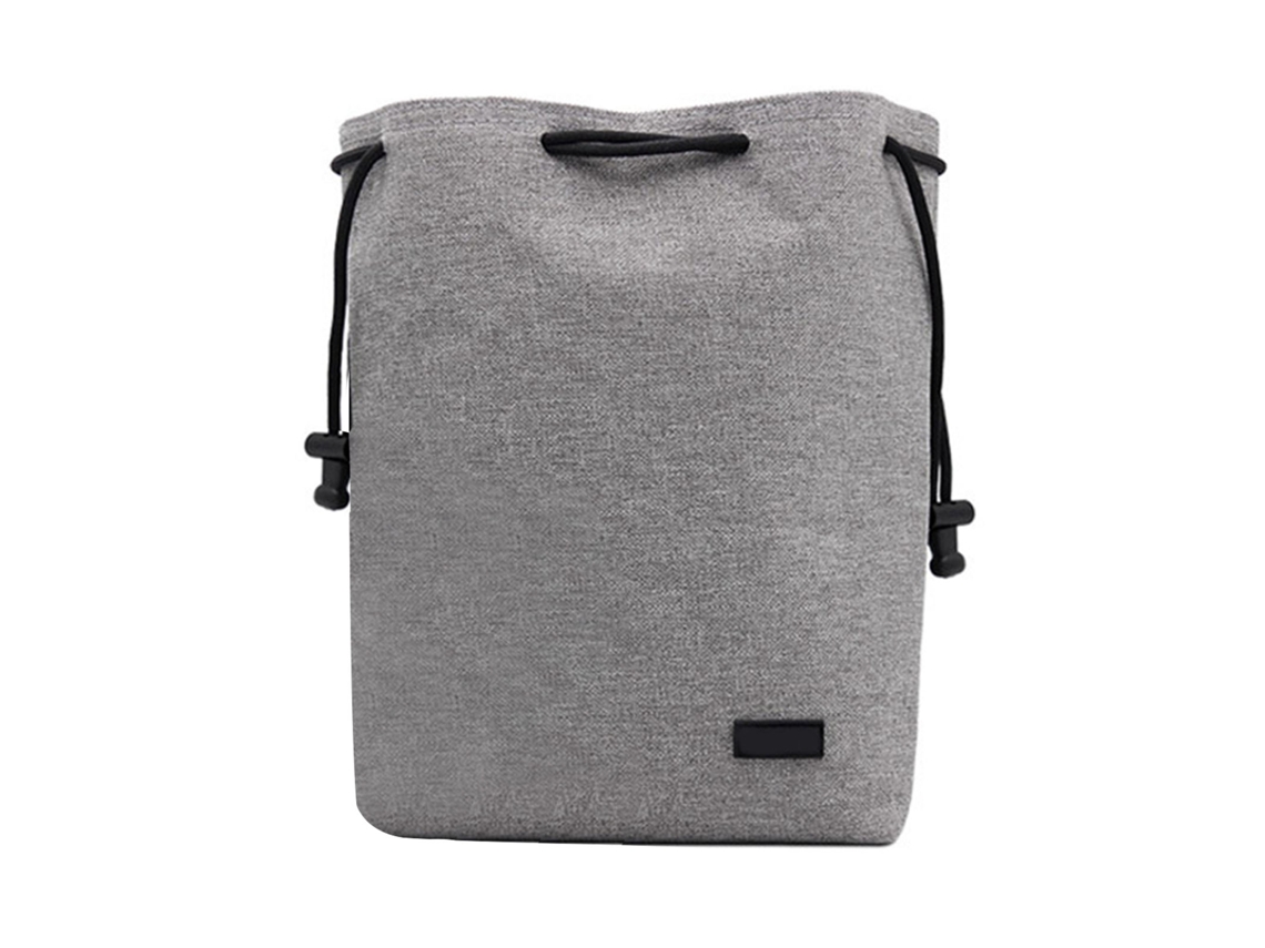 Dslr Camera Storage Bag Oxford Cloth Portable Waterproof Camera Protective Case For Lens Storage Square L Grey LAXISCREED