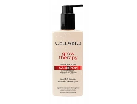 Cellabic Tricho Grow Therapy Shampoo Estimulante para Crescimento Capilar Feminino, 300ml 4massas