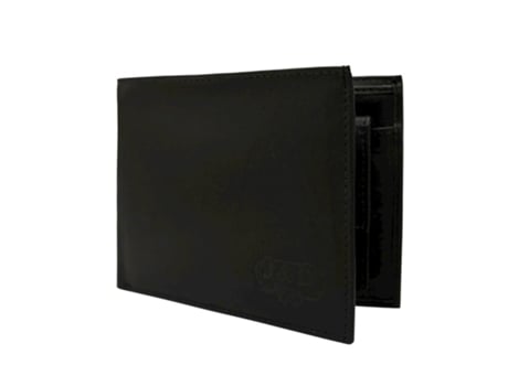 Porta-moedas Carteira De Homem Jd Horizontal Preto