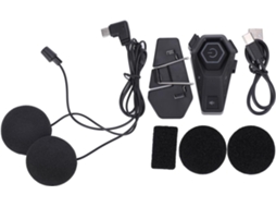 Casque De Moto Bluetooth 5.3 Interphone Suppression Du Bruit Ipx6 Étanche À Água Para Integral Abs Silicone