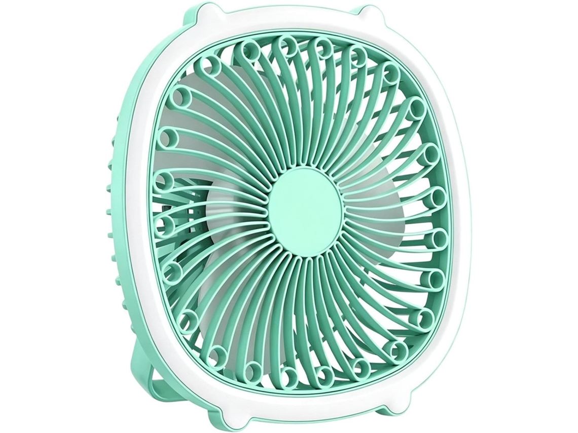 Ventilador De Mesa Pequeno Com Display Led, Soprador Longa Duração E