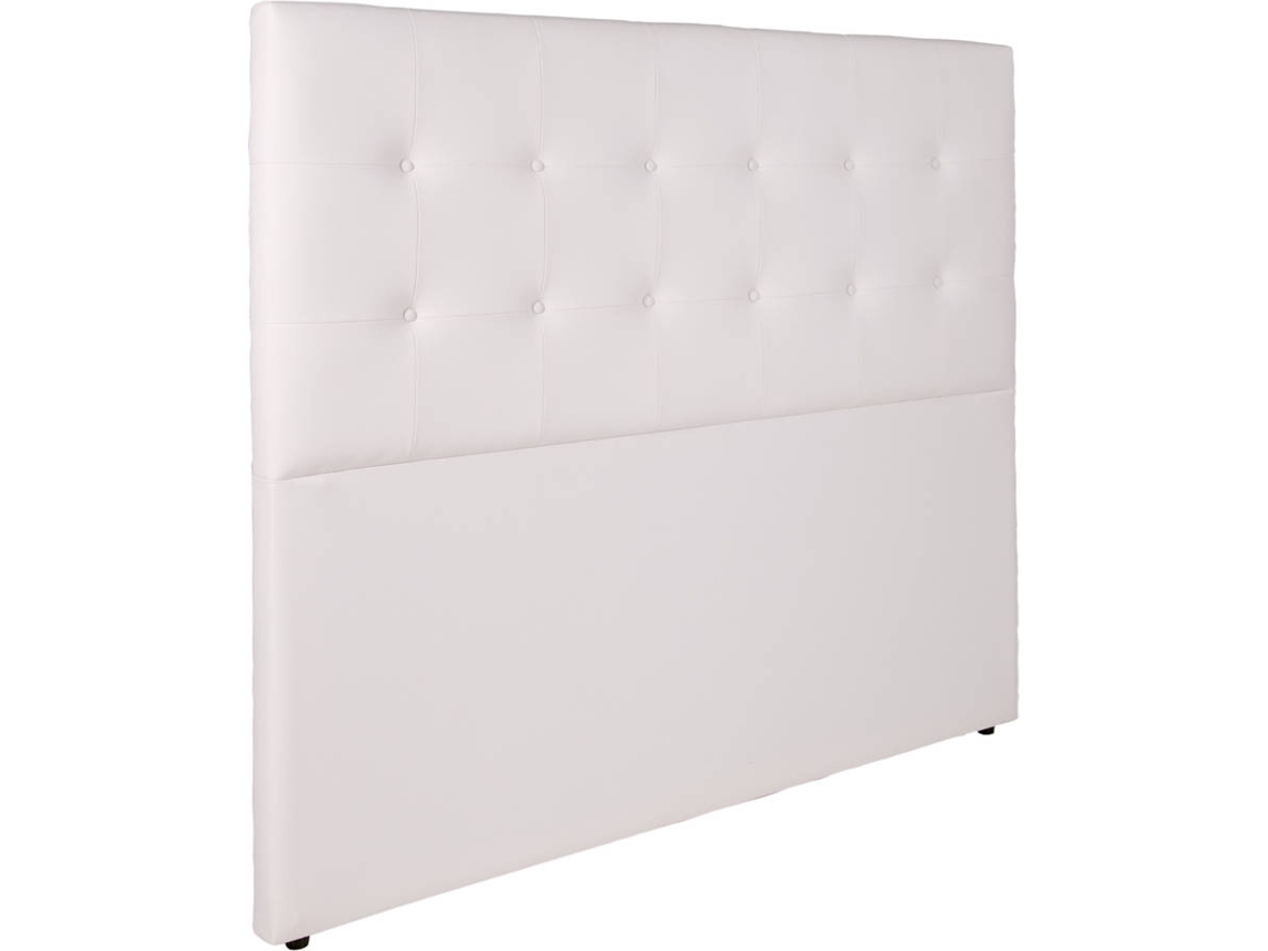 Cabeceira De Cama DHOME Capiton Branco Tecido E Polipele 95 X 8 X cabeceira-de-cama-dhome-capiton-branco-tecido-e-polipele-95-x-8-x