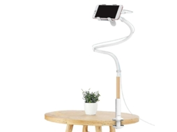Suporte Flexível De Braço Longo Tipo Pescoço De Ganso Para Celular E Mesa