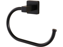 Suporte Para Toalhas Em Aço Inoxidável Preto Banheiro, Fácil