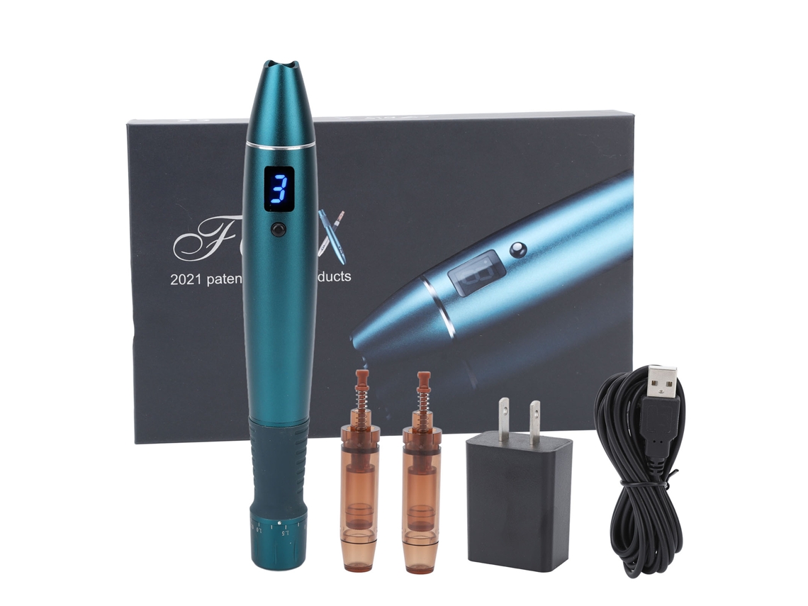 Caneta De Microagulhamento Elétrica Com Led Ajustável Para Cuidados Com A Pele Other