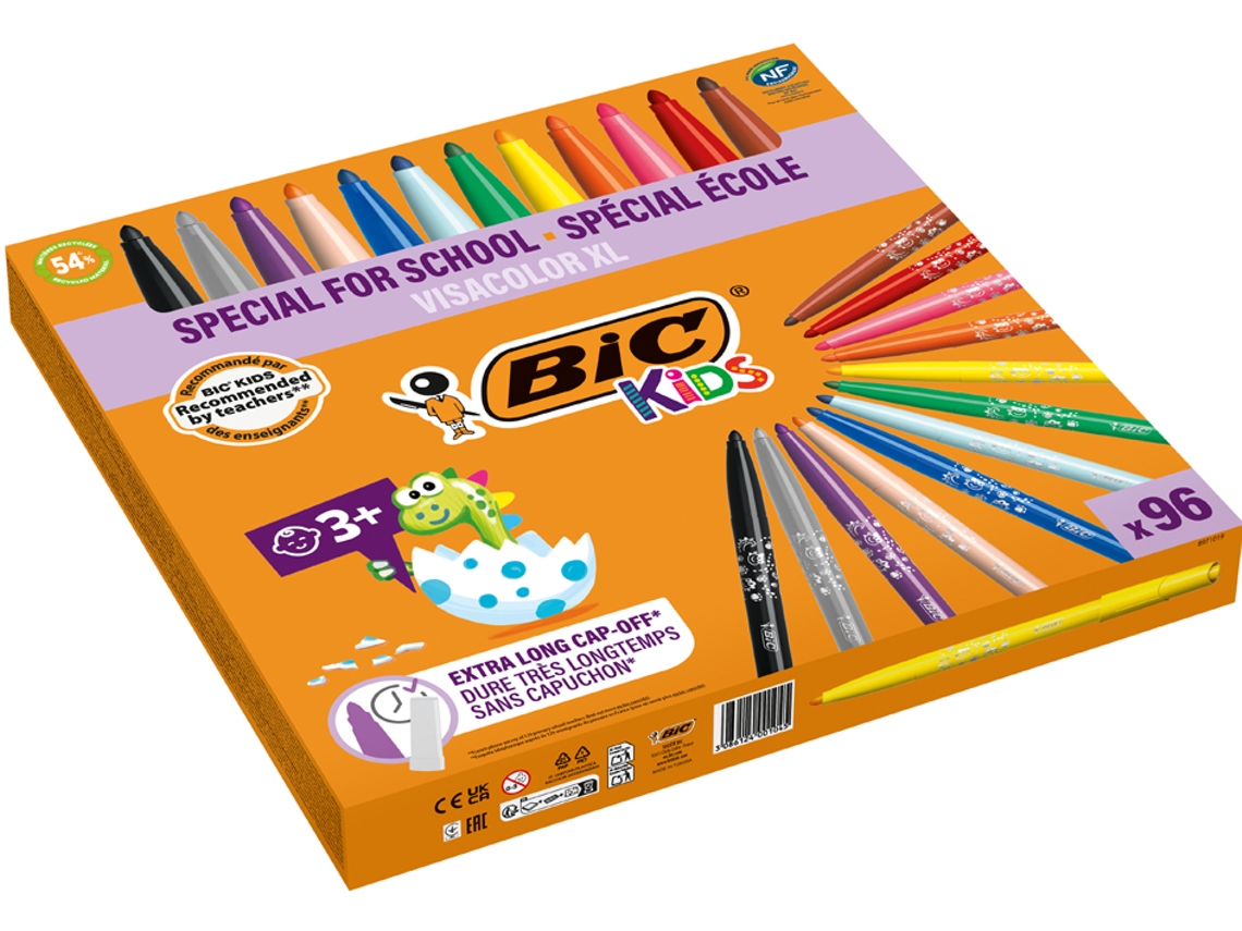 Caneta de Fibra BIC Kids Visacolor Xl Ecolutions Classe 96