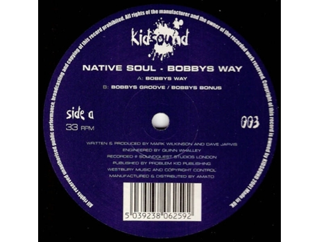 Vinil Bobbys Way Kidsound