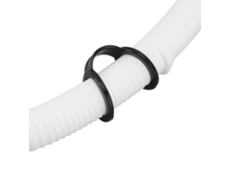 Tubo de Respiração Plegável Mergulho Branco Silicone