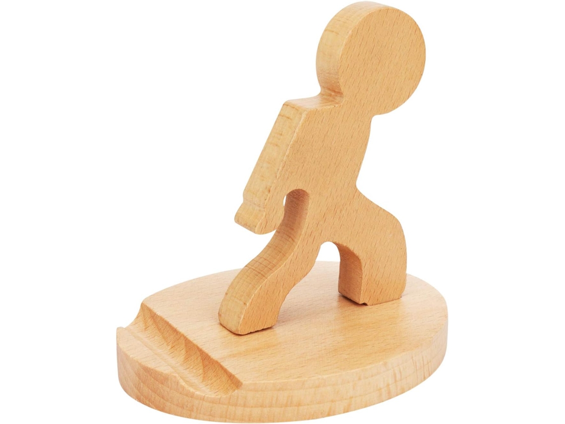 Suporte Para Celular, Suporte De Madeira Para Smartphone, Suporte Para Celular Infantil Com Tema De Kung Fu.