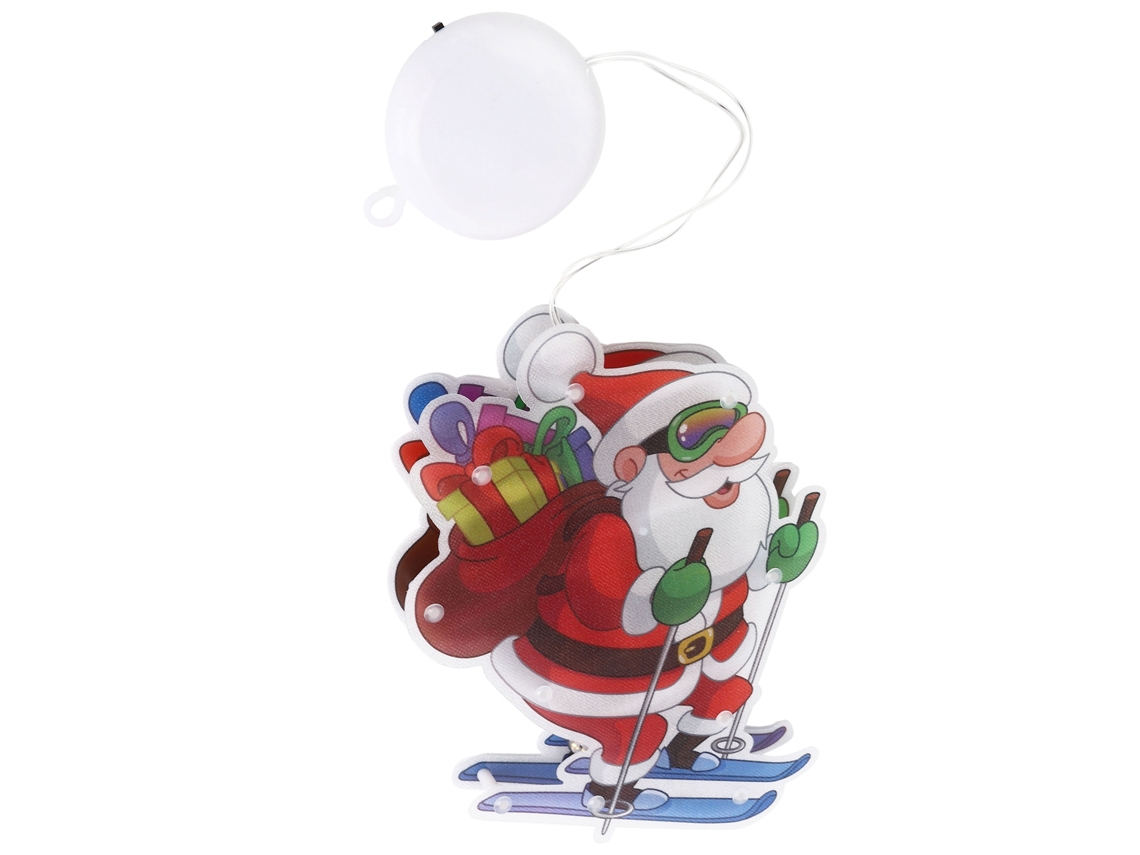 Laxiscreed Luzes De Natal Led Com Ventosas Para Janelas, Decoração Festiva Com 10 Luzes Quentes E Ganchos