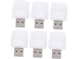 Conjunto De 6 Luzes Noturnas Portáteis Usb Para Quartos Meninos E