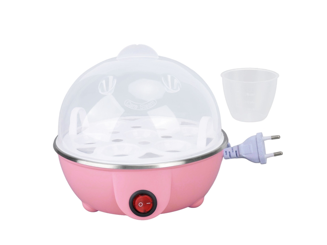 Cozedor De Ovos Para Galinhas, Prepara Até 7 Ovos Grandes Cozidos, Sistema Anti, Queima A Seco, Desligamento Automático, Plugue Europeu 110v, Rosa