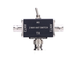 Chave Coaxial 2 Vias Para Antena Cb Ham 100w Conector Bnc 1-30mhz Hf Vhf Uhf Ouro