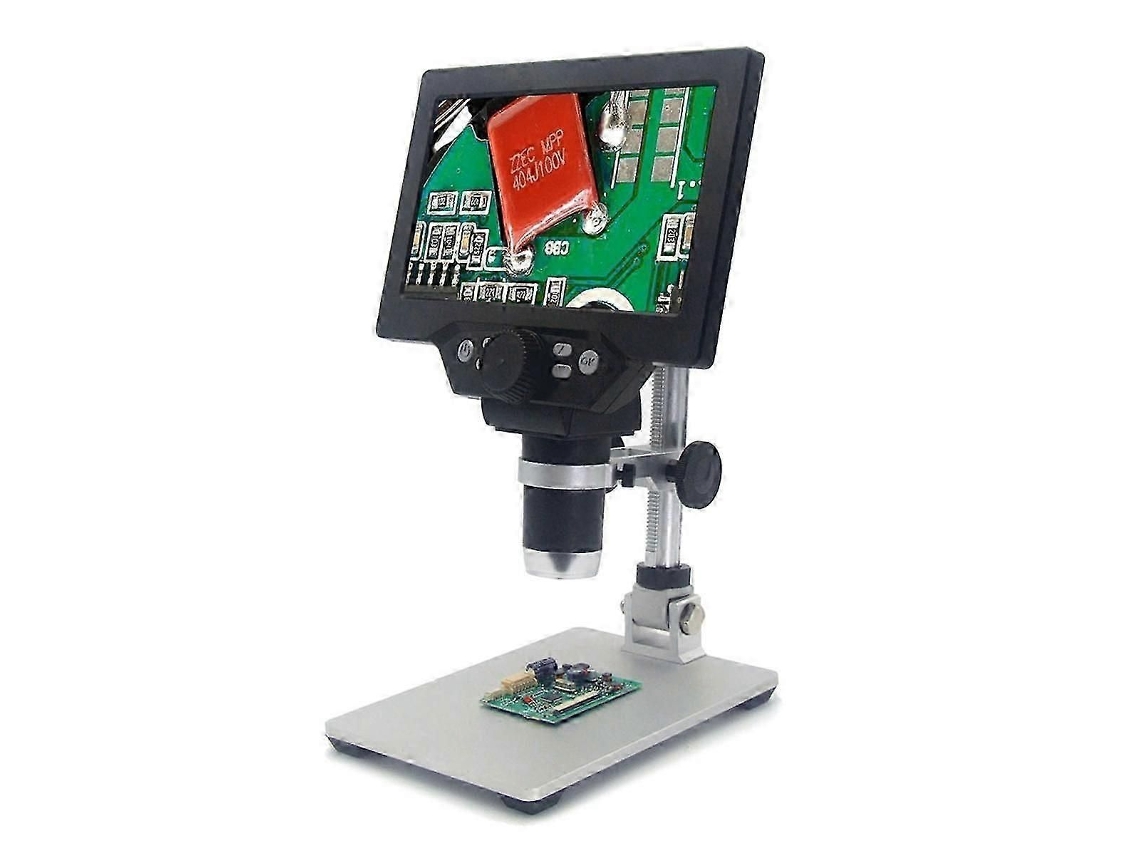 Microscópio Digital 1200x Usb Portátil 7 Polegadas Lcd Vídeo Solda Microscópio Pcb Reparo De Telefone Inspec