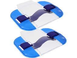 Porta Crachá Magiclulu Portátil, Leve E Ajustável, Em Pvc E Nylon, Pacote Com 2 Unidades, Identificação