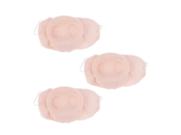 3 Unidades De Meia Máscara Facial De Halloween Allinless