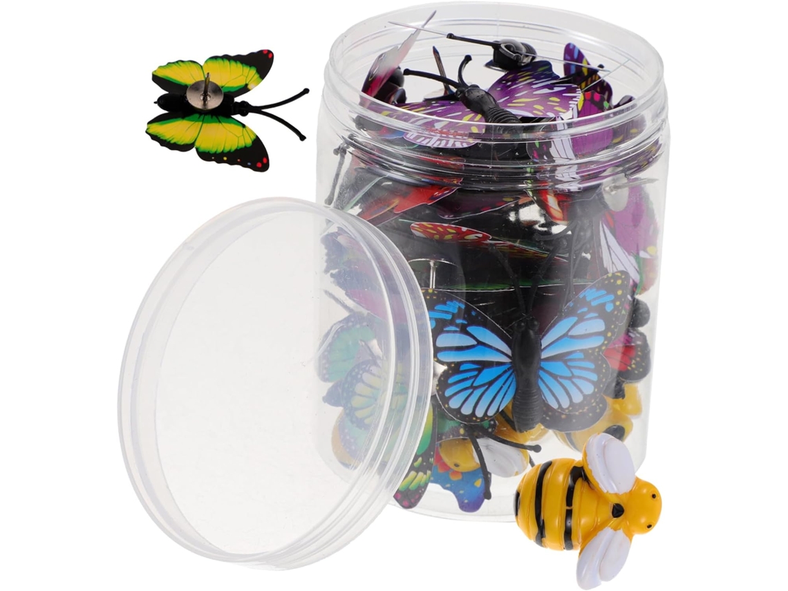 Conjunto De 120 Tachinhas Coloridas Em Formato Y Para Murais, Uso E