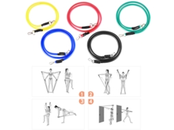 Business kit 16 Peças Bandas de Resistência Fitness com Corda de Pular Massager Rolamento Mãos Bolsa Portátil Academia Casa Viagem