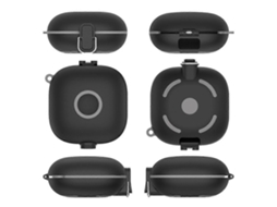 Capa protetora antichoque para fones de ouvido Beats Fit Pro Type Switch com cabo Fivela GIECY