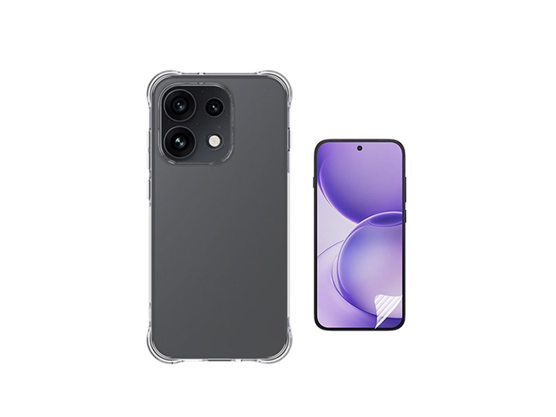 Kit Capa Superprotect Anti-shock Pelicula Hydrogel Frente Phonecare Para Oppo Reno16 Fs 5g - Transparente