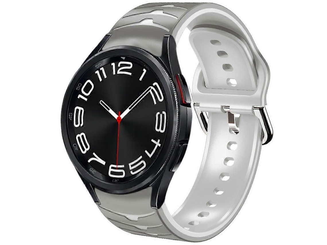 Pulseira De Relógio De Silicone Com Textura Curva