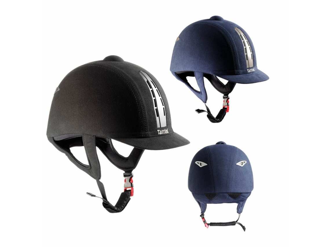 Capacete de equitação de microfibra TATTINI Pro