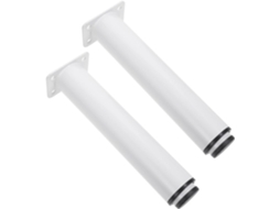 Conjunto De 2 Pés Metal Ajustáveis Em Altura Para Móveis, Incluindo Sofá, Mesa E Armário, Com Base Antiderrapante De