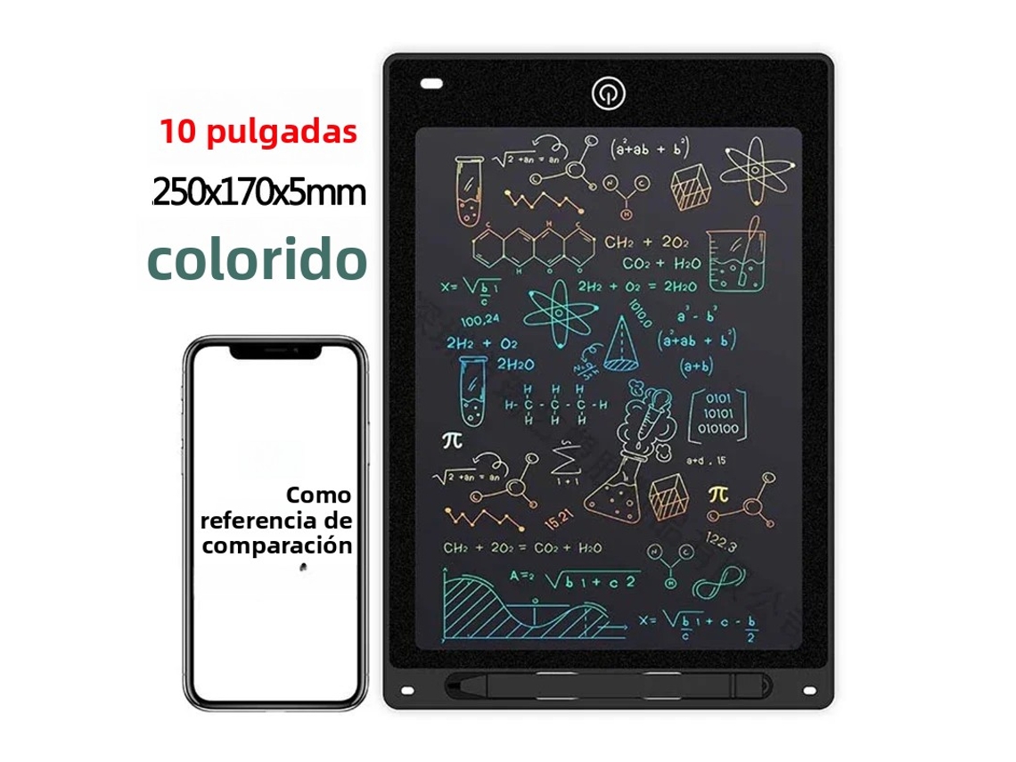 (preto, 10 Polegadas) Tablet De Escrita Lcd, Quadro De Desenho, Brinquedo Educativo Montessori Para Desenho