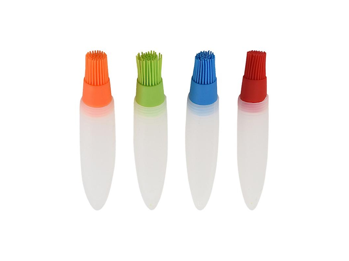 4pcs Escova De Garrafa De Silicone