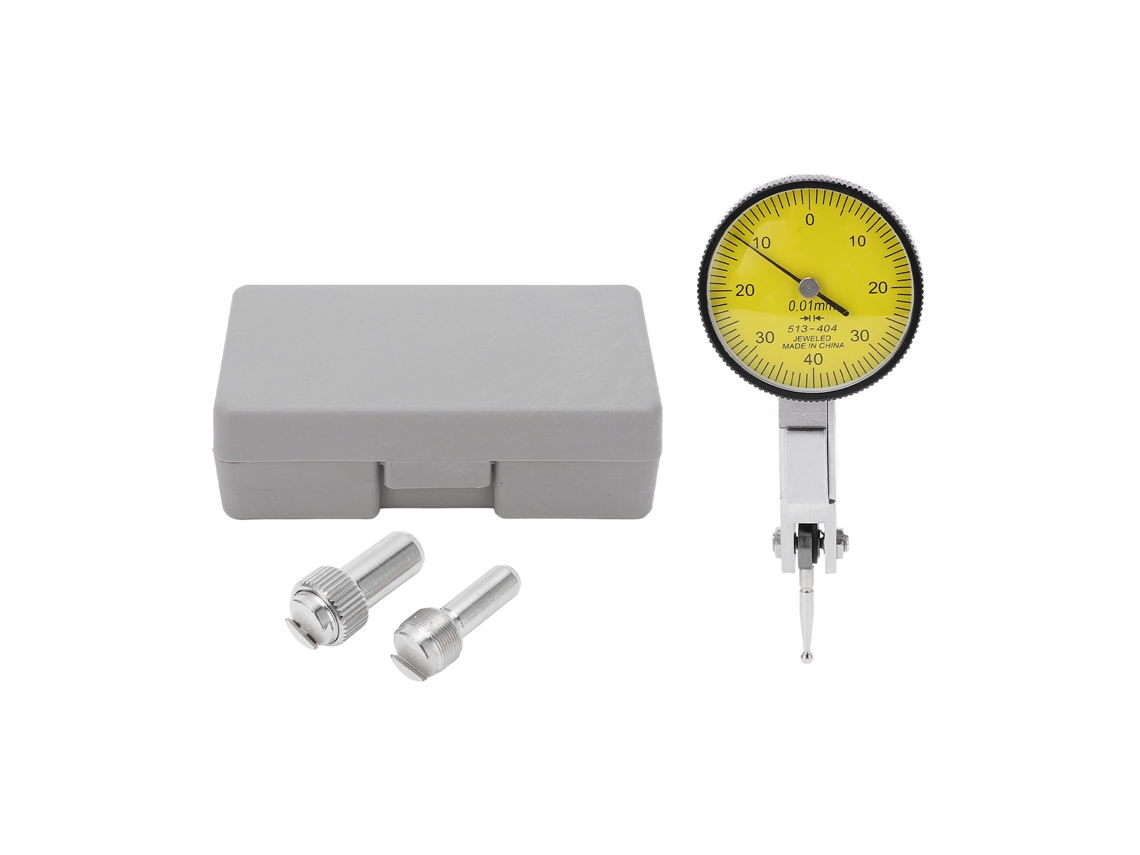 Indicador Dial De Prueba Preciso Com Intervalo 0-40mm E Precisão 0.01mm, Cor Amarela