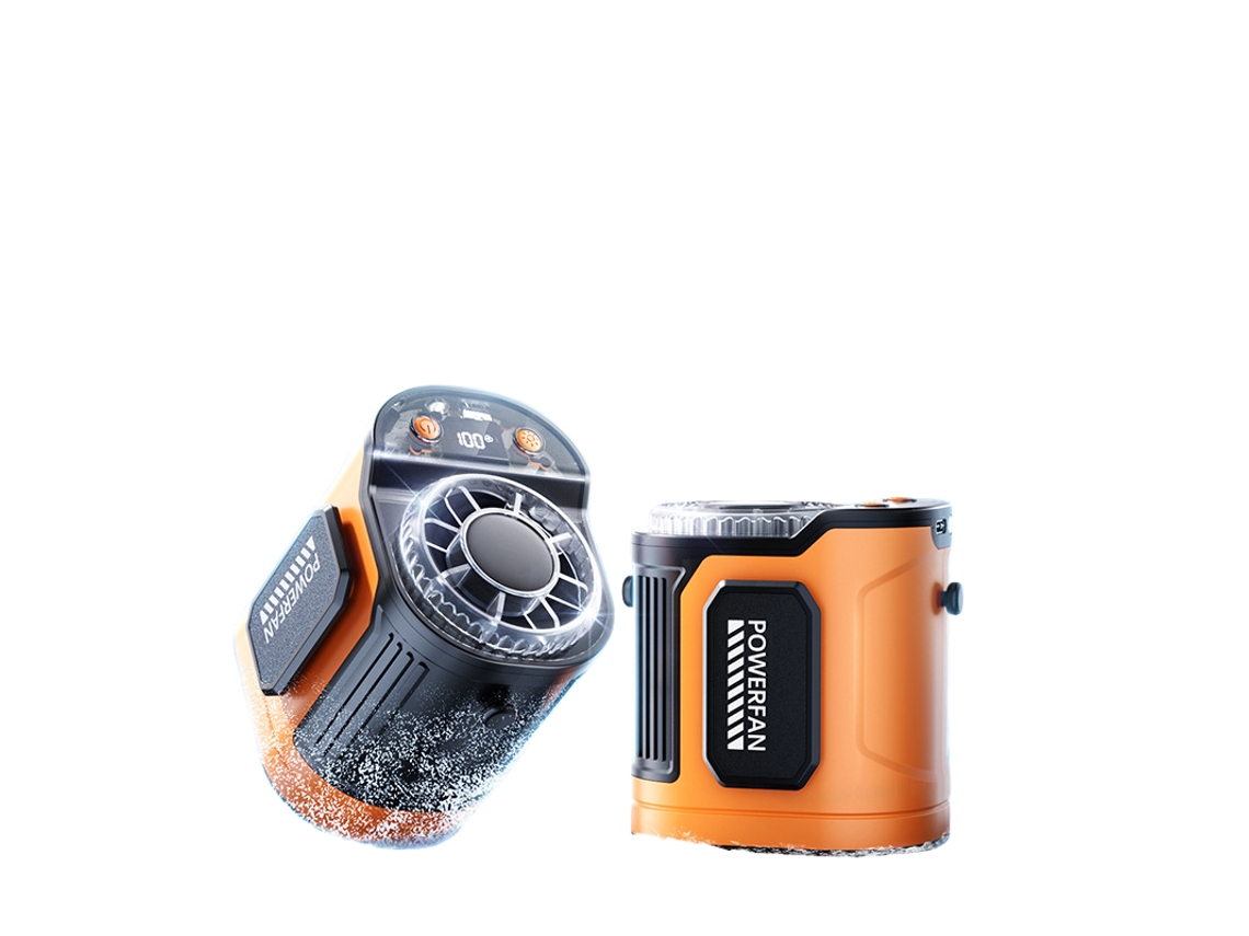 Laxiscreed Ventilador Portátil Com Ajuste De Velocidade E Longa Duração Para Ar Livre