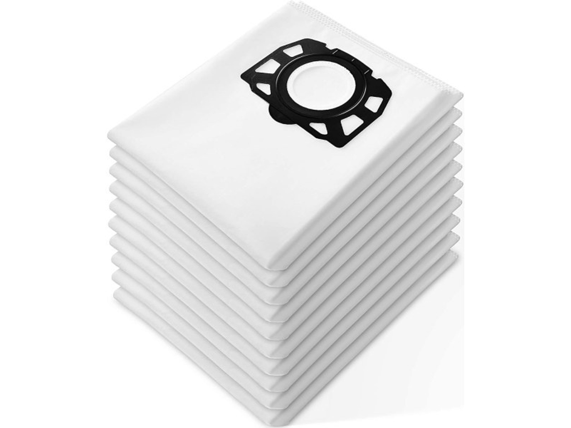 Lurelia 10 Sacos Para Aspirador Compatível Com Kärcher Mv4 Mv5 Mv6 Wd4 Wd5 Wd65 Material Resistente