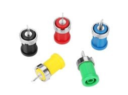 Conector Banana Para Montagem Em Painel, Conector Resistente Para Pontas