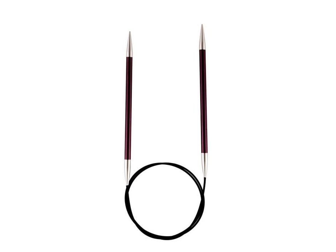 Agulhas Circulares Fixas Ébano 40 Cm 3,5mm Malha Pro