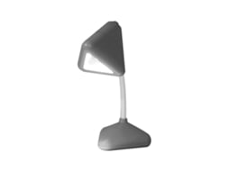 Mini Lâmpada de Mesa Led Portátil com Proteção Ocular Econômica para Leitura Viagem Dormitório Cinza | S/MARCA