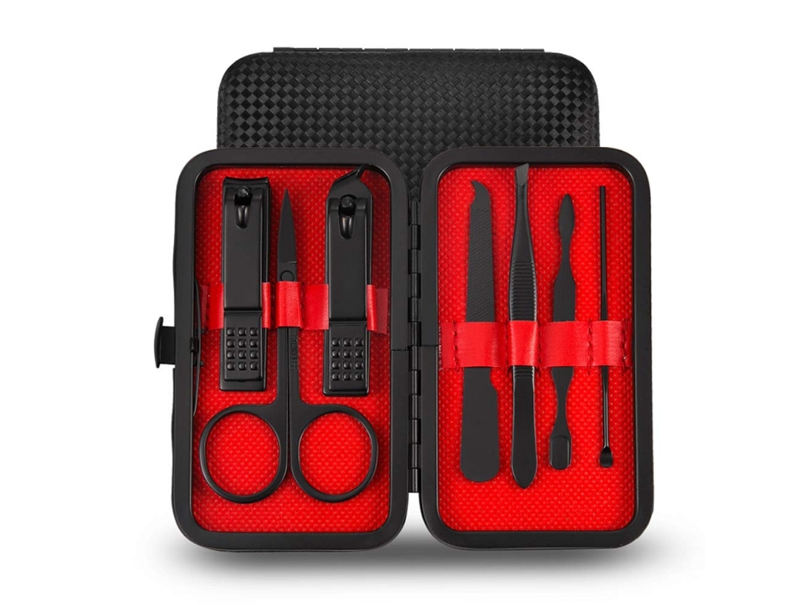 Lurelia Kit De Manicure E Pedicure, Em Aço Inoxidável, Para Idosos, Portátil, Com Estojo, Para Cuidados Pessoais