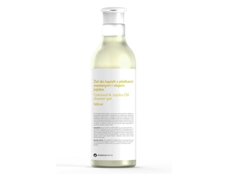 Gel De Banho Botanicapharma Com Flocos De Aveia E Óleo De Jojoba, 500ml