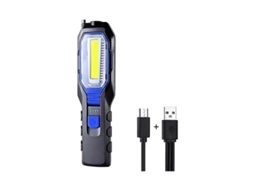 Lanterna de trabalho LED recarregável, 2800mAh, magnética, 4 modos | S/MARCA