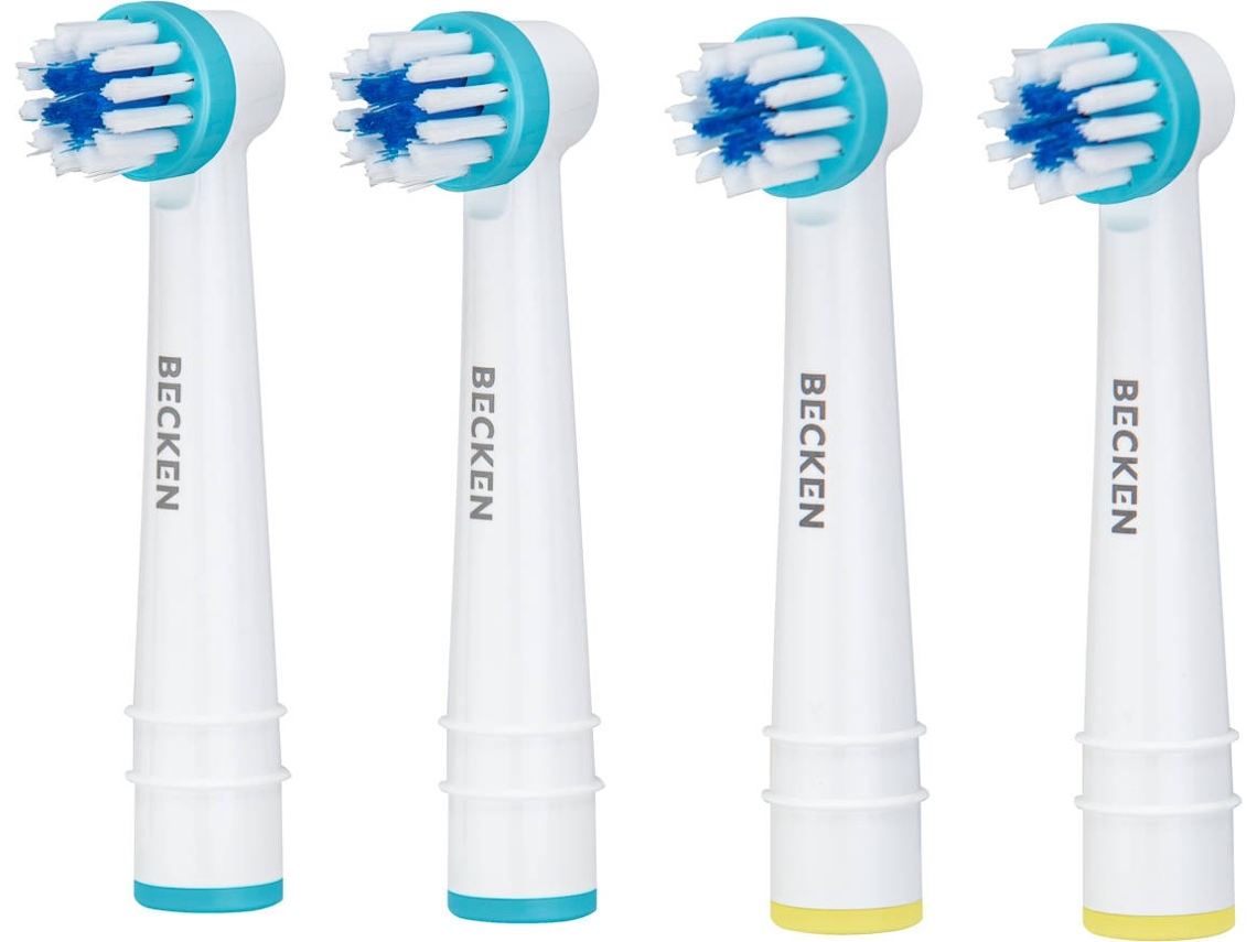 Recargas de Escova de Dentes Elétrica BECKEN BTH6495 (Outlet Caixa Aberta - Compatível com ORAL B e Jordan)