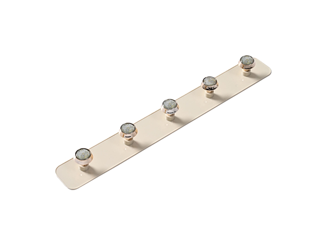 Gancho Redondo De Pared Con 5 Ganchos Multifunción Autoadhesivo Para Baño Cocina Dormitorio