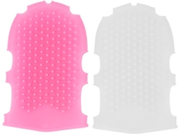 Conjunto Heallily Com 2 Escovas Corporais De Silicone Leves E Seguras Para Massagem Essencial Spa, Esfoliação Suave E