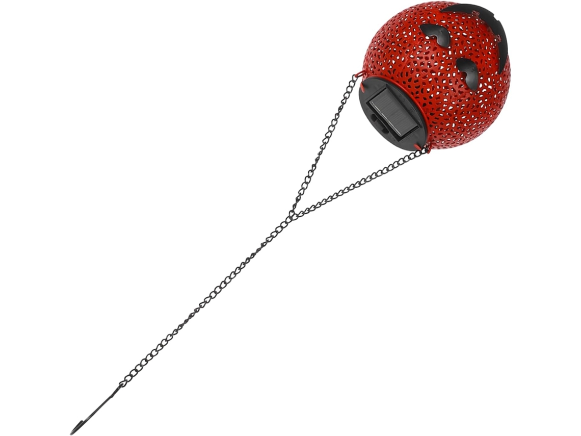 Lanterna Solar de Metal em Formato de Abóbora para Pendurar, Ideal para Decoração de Jardins Externos. SFUSHOS