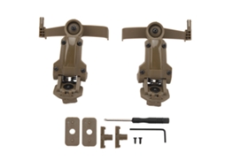 Adaptador de Trilho Arc para Capacete com Suporte para Fones S/MARCA