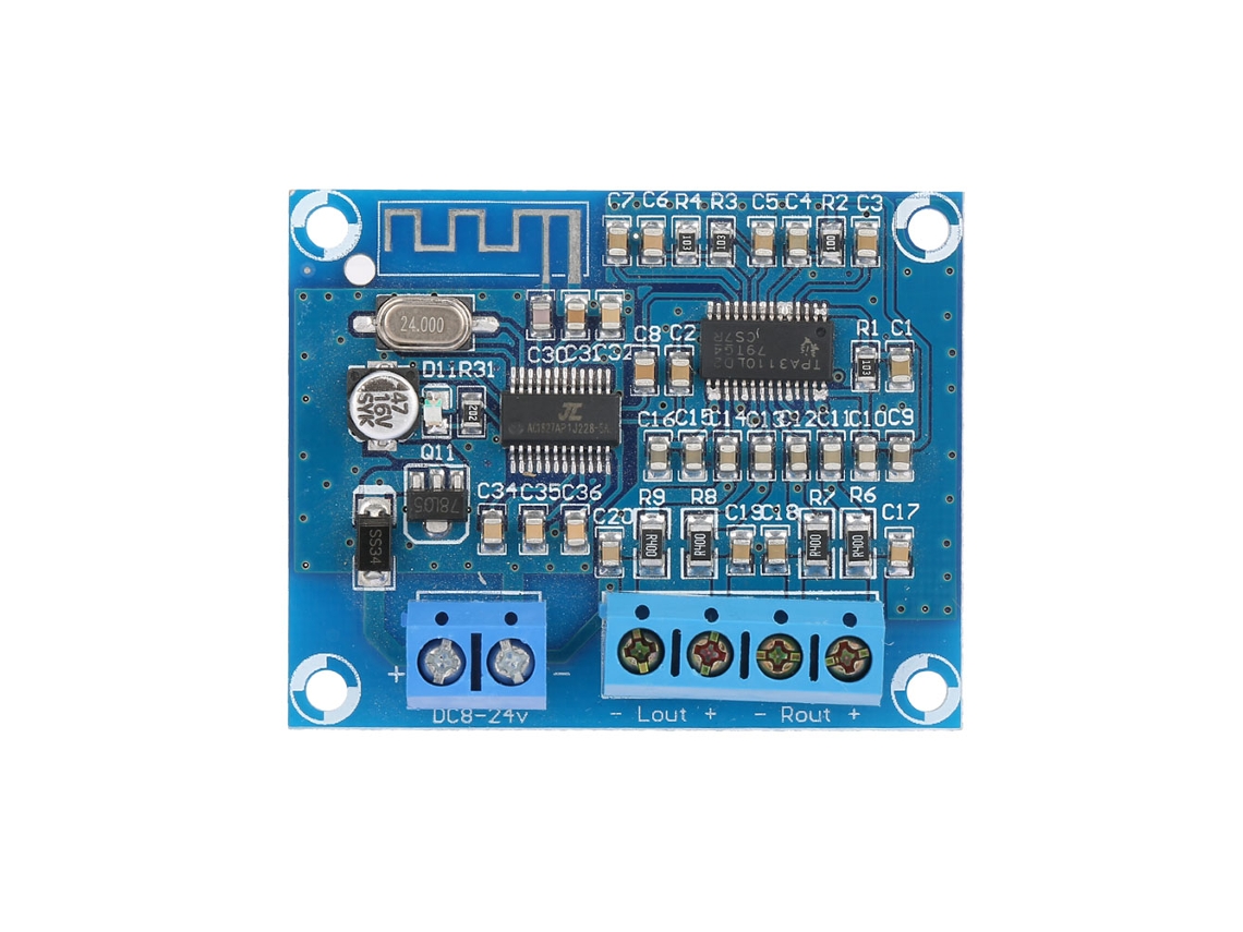 Placa Amplificadora Digital Estéreo Bluetooth TPA3110D2 15W x 2 S/MARCA