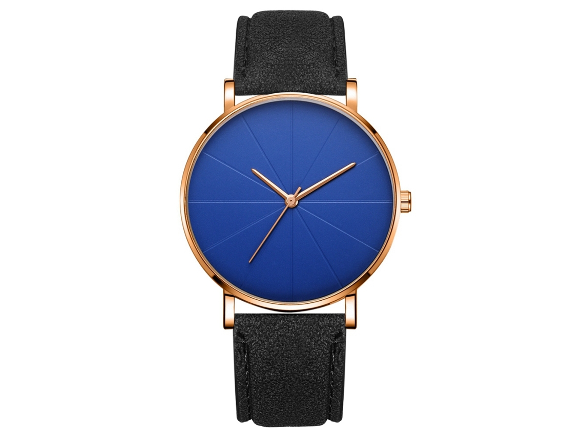 Reloj De Pulsera Analógico De Cuarzo Con Dial Redondo Moda Simple Joyería Accesorio