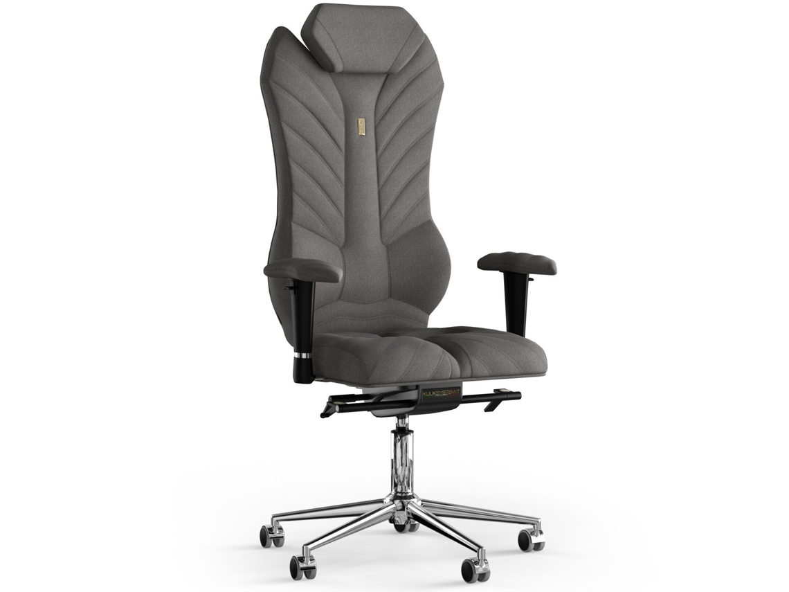 Cadeira de Escritório Ergonómica KULIK Monarch Fabric (Azur - Silver -130x50x50cm)