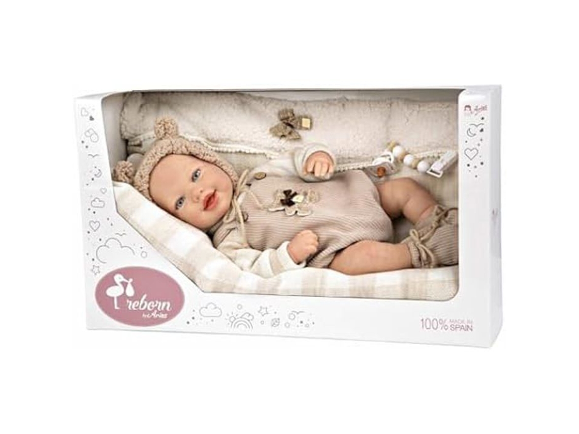 Boneca Reborn 45 Cm Ruben Com Almofada MUÑECAS ARIAS