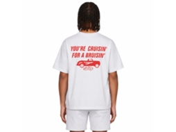 Rockinstone Grease Cruisin For A Bruisin White T-shirt Size:l