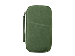 Capa de Passaporte de Mulher NEVEANCE Multicores Multifuncional Portátil Verde